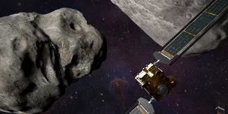 Staubwolke - Einschlag von Dart-Sonde in Asteroid hatte grosse Wirkung Staubwolke - Einschlag von Dart-Sonde in Asteroid hatte grosse Wirkung