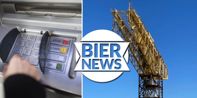 Bizarrer Raubversuch - Mann will mit Kran Geldautomat stehlen