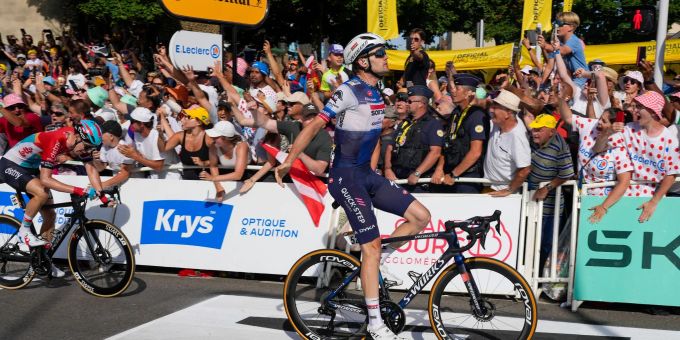 Kasper Asgreen aus Dänemark gewinnt überraschend die 18. Etappe der Tour de France Kasper Asgreen Tour de France