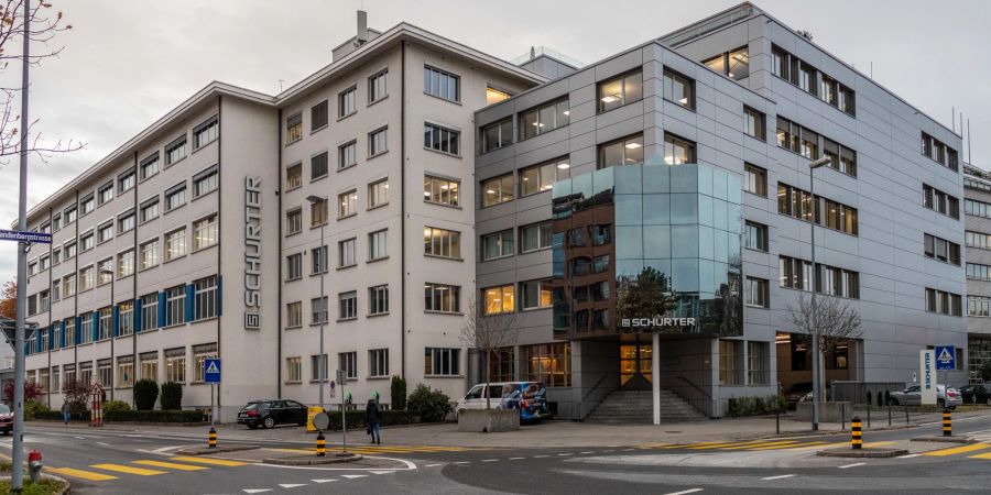 Schurter bei der Wekhofstrasse in der Stadt Luzern.