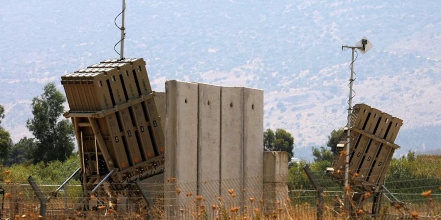 Iron-Dome-Flugabwehrbatterie in Israel