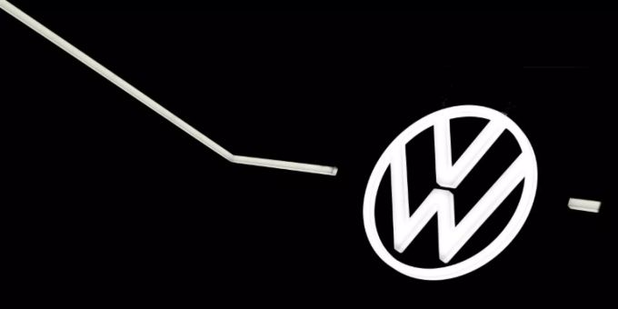 Logo der Volkswagen AG. Volkswagen AG