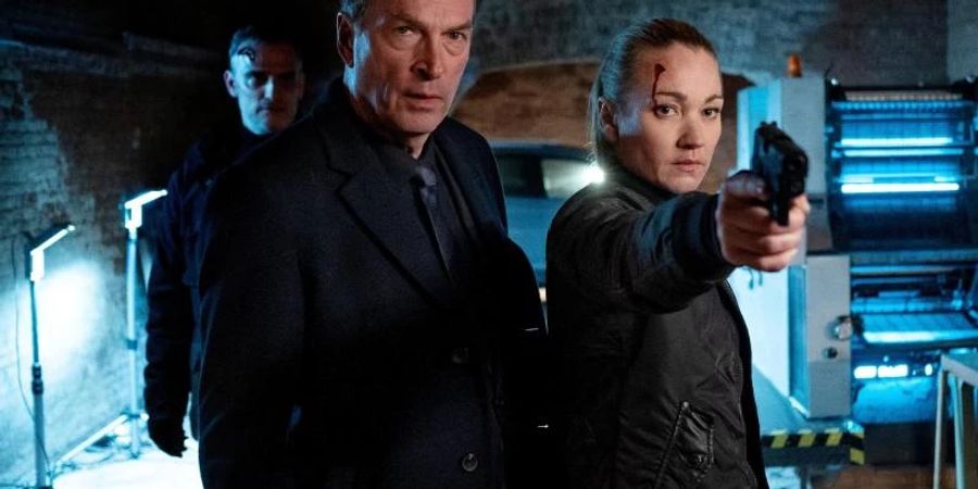 Anton Mehringer (Herbert Knaup) und Sarah Kohr (Lisa Maria Potthoff) stellen sich den Geistern der Vergangenheit. Foto: Christine Schroeder/ZDF/dpa