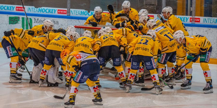 Die 1. Mannschaft des SC Langenthal im Spiel. - Langenthal