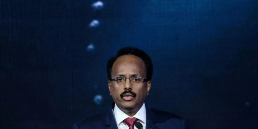 Somalias Staatschef Farmajo im Jahr 2018