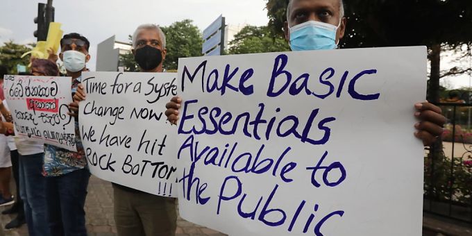 Sri Lanka durchlebt die schlimmste Wirtschaftskrise seit Jahrzehnten. (Archivbild) Sri Lanka