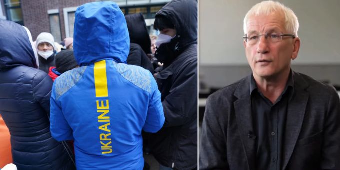 Wieso zeigen Schweizerinnen und Schweiz so viel Solidarität für ukrainische Flüchtlinge auf? Soziologie-Professor Albert Scherr klärt auf. Soziologe Ukraine Flüchtlinge