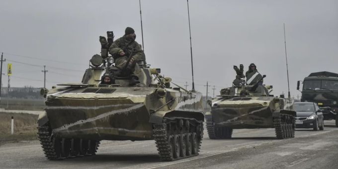 Panzer im Ukraine-Krieg. (Archivbild) ukraine krieg