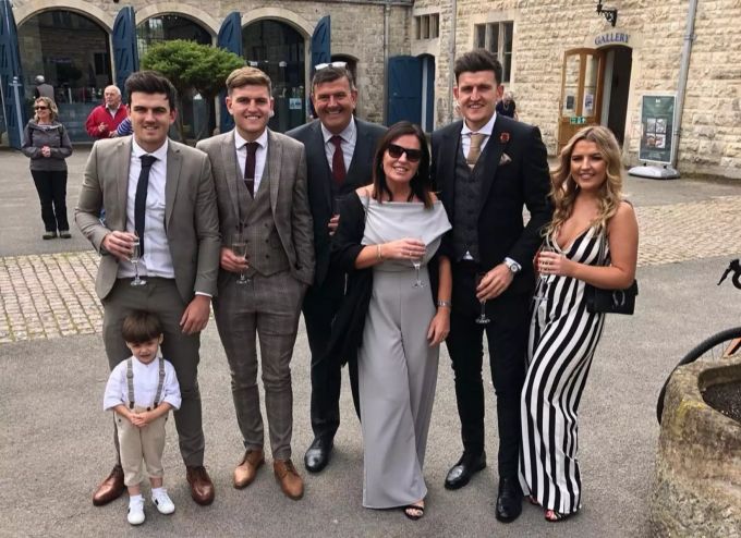 Die Familie von England-Star Harry Maguire. Euro 2020