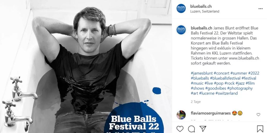 james blunt blue balls festival 2022