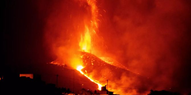 Volcanic eruption in La Palma