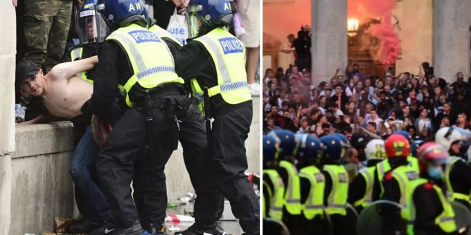 45 Verhaftungen - Ausschreitungen in England nach EM-Finalpleite