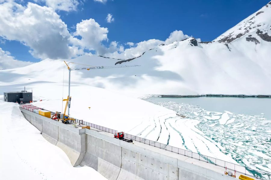 Der Schnee verhilft zu noch mehr Stromproduktion.