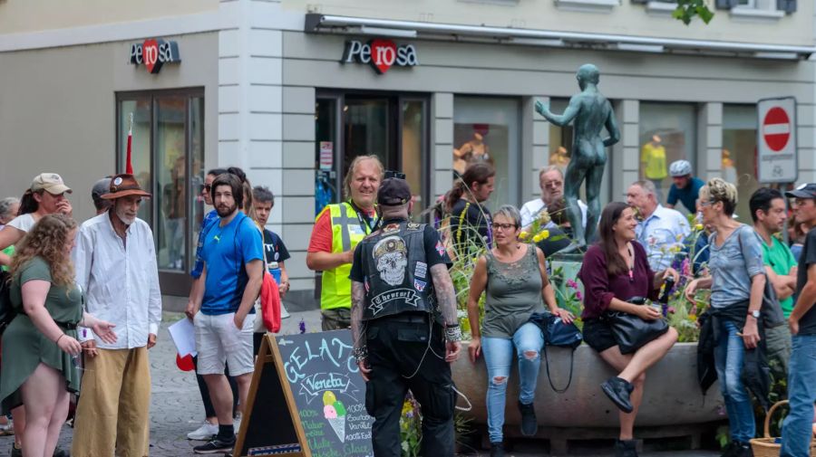 Die Corona-Demonstrationen waren schon grösser.