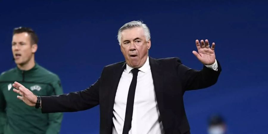 Real-Trainer Carlo Ancelotti war bedient. Foto: Jose Breton/AP/dpa