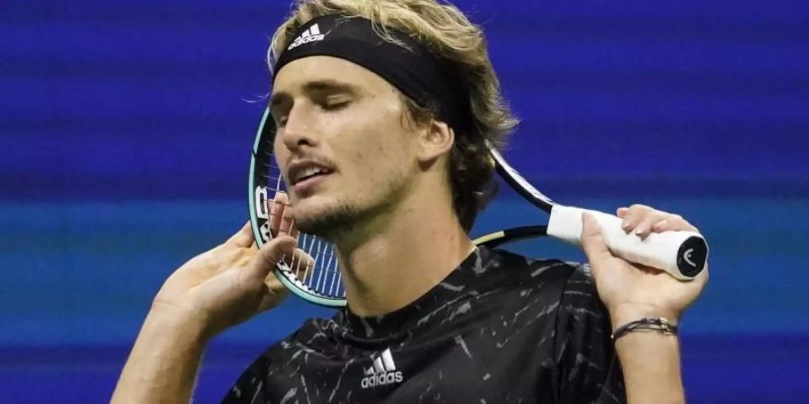 Tennis-Olympiasieger Alexander Zverev wartet noch auf seinen ersten Grand-Slam-Titel. Foto: Elise Amendola/AP/dpa