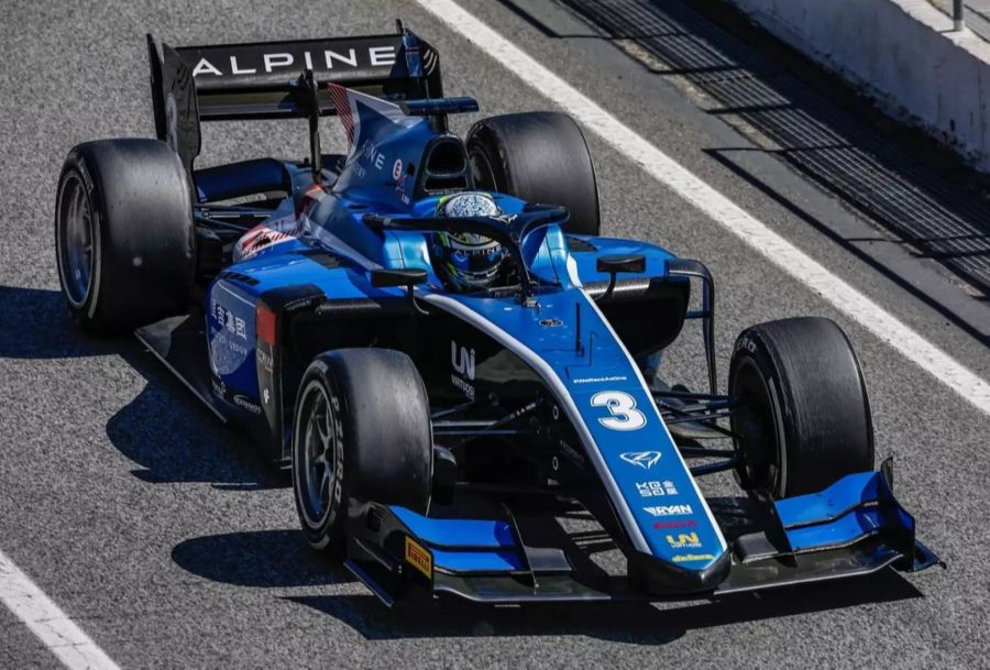 Guanyu Zhou (22/CHN) liegt in der Formel 2 auf dem zweiten Gesamtrang.