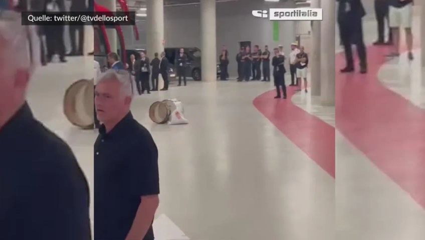 José Mourinho Rom Trainer Teilt Nach Final Pleite Gegen Schiri Aus 