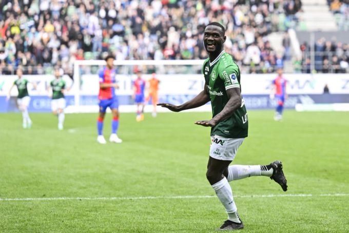 Emmanuel Latte Lath ist der Topskorer beim FC St.Gallen. FC St.Gallen