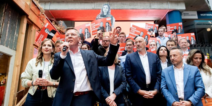 CDU-Herausforderer Frank Imhoff landet einer ersten Hochrechnung zufolge mit seiner Partei hinter der SPD.