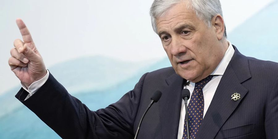 Antonio Tajani, Aussenminister von Italien, sagt kurzfristig seine Reise nach Frankreich ab. Foto: Franck Robichon/European Pressphoto Agency Pool/AP/dpa