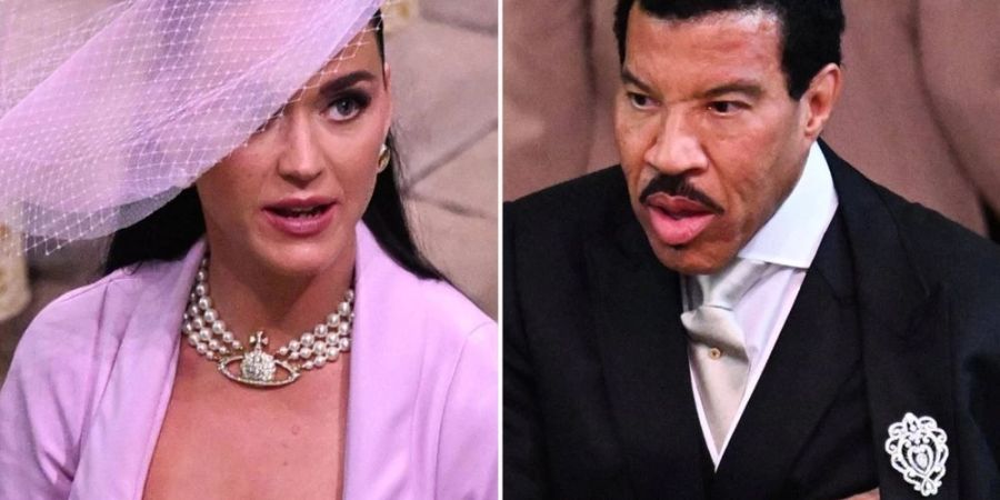 Katy Perry und Lionel Richie waren auch bei der Krönung anwesend.