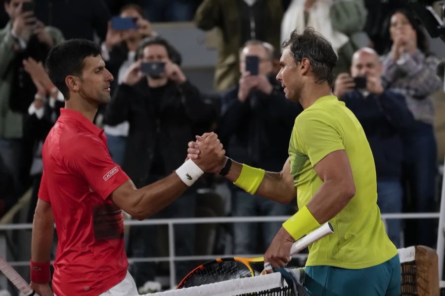 Dort hatte Novak Djokovic (l.) im letzten Jahr gegen Rafael Nadal (r.) das Nachsehen.