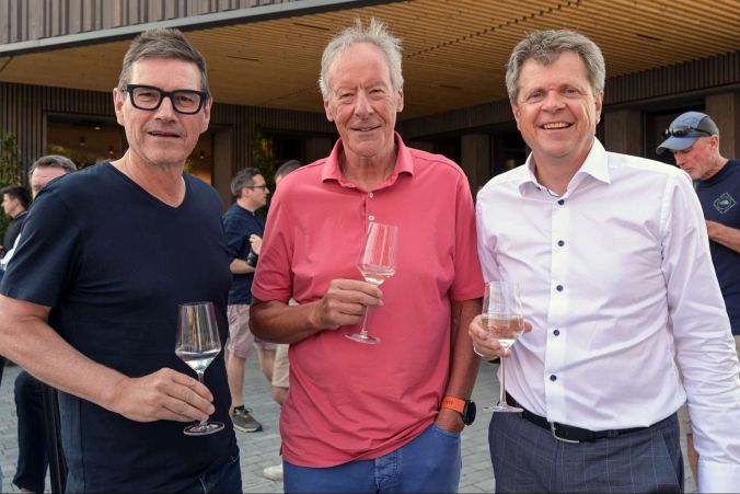 Hanspeter Kienberger (VRP Young Boys), Urs Steiner und Jürg Grossen (NR/BE/GLP).
