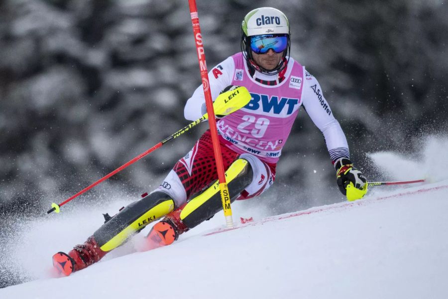 Der österreichische Slalom-Spezialist Marc Digruber wird nach einem Kreuzbandriss lange pausieren müssen.