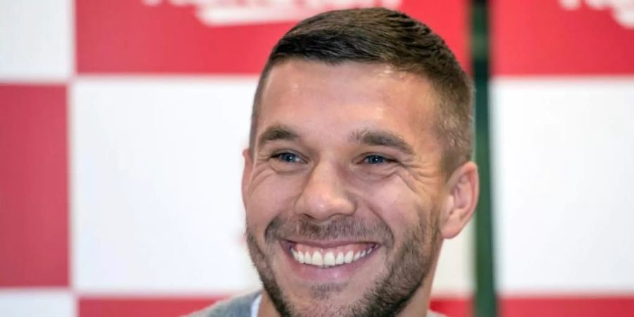 Lukas Podolski steht jetzt beim türkischen Erstligisten Antalyaspor unter Vertrag. Foto: Bernd Thissen/dpa