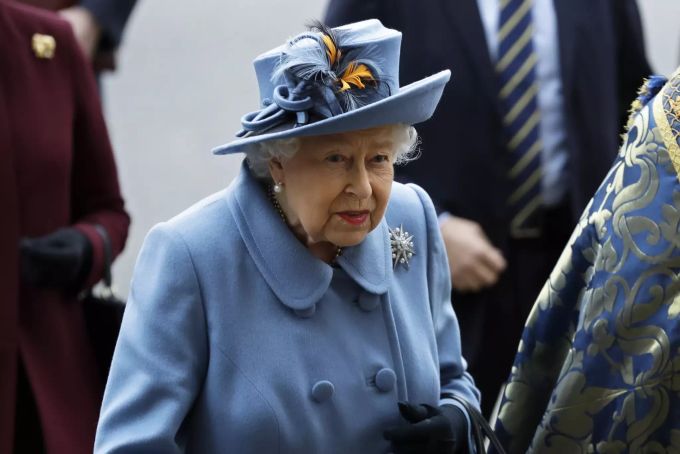 Queen Elizabeth beim letztjährigen Commonwealth-Gottesdienst. Britain Day