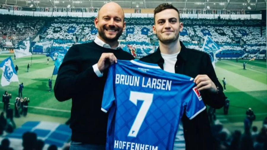 Auch Jacob Bruun Larsen (r) verliess den BVB und wechselte innerhalb der Bundesliga zur TSG Hoffenheim.