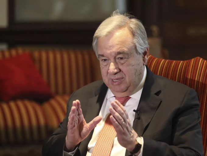 Der Uno-Generalsekretär António Guterres. antonio guterres