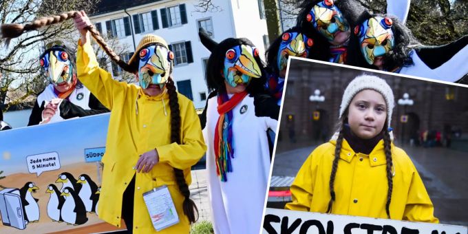 Fasnacht - Dieser Ständerat macht im Schnitzelbank auf Greta Thunberg