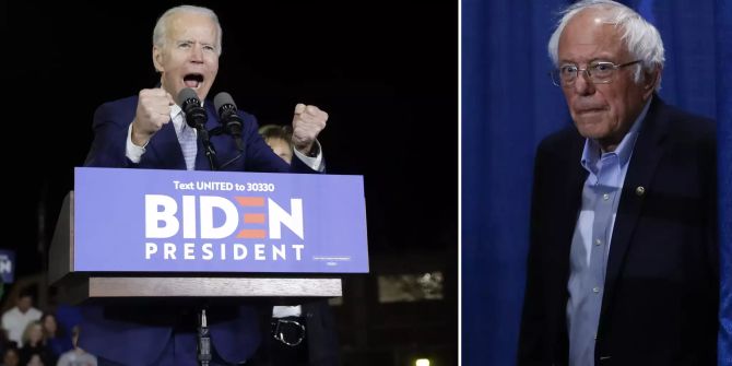 US-Vorwahl Biden Sanders