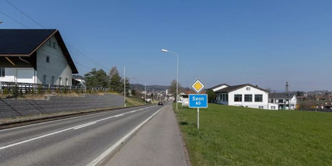 Seon Einfahrt von Hallwil - Seon Seon Einfahrt von Hallwil - Seon