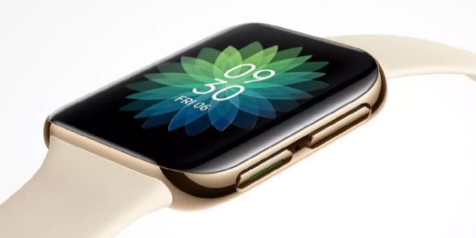 Dieses Bild der Smartwatch wurde von Oppo veröffentlicht. Oppo Smartwatch