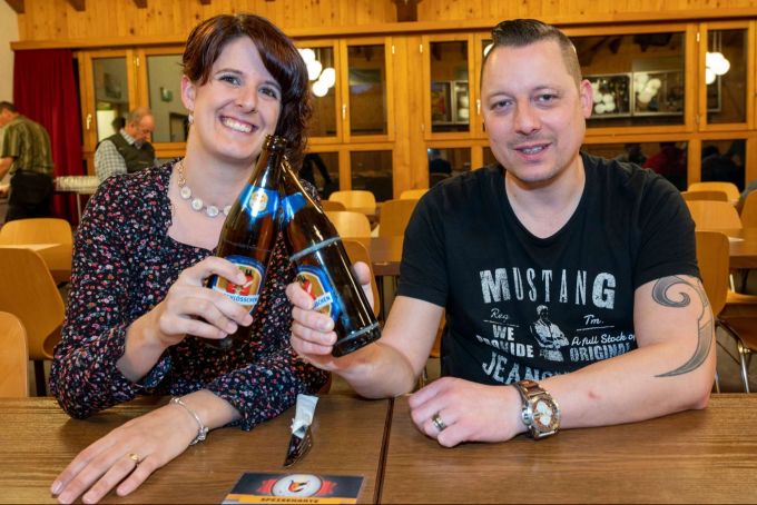 Schwägerin und Schwager: Cloe Hodler und Mario Hodler.