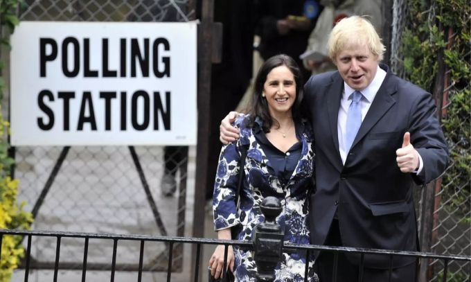 Ein Bild aus glücklichen Tagen: Marina Wheeler und Boris Johnson (Archivbild) marina Wheeler