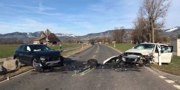Unfall in Reichenburg SZ