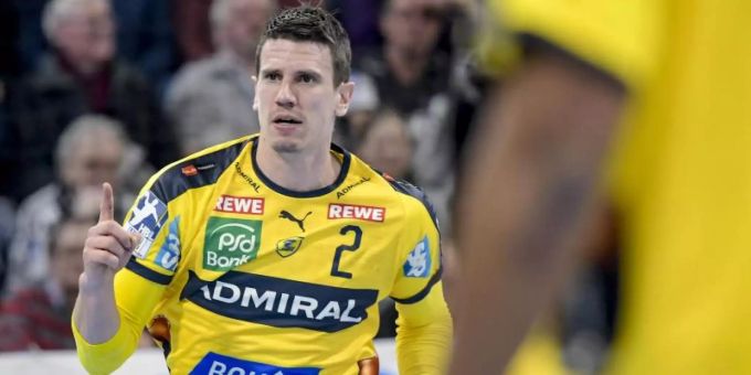 Rechnet mit einem Abbruch der Bundesliga-Saison: Andy Schmid von den Rhein-Neckar Löwen. Foto: Axel Heimken/dpa andy schmid