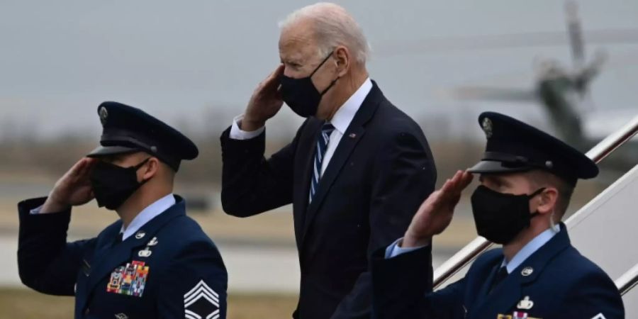 US-Präsident Biden am 16. März 2021