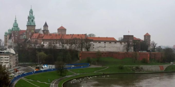 Blick auf die Kathedrale von Krakau, Polen. (Archivbild) Bischof Polen