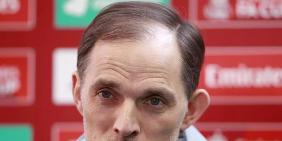 Spricht von einem «guten Zeitpunkt» für das Halbfinal-Hinspiel gegen Real Madrid: Trainer Thomas Tuchel vom FC Chelsea. Foto: Ian Walton/PA Wire/dpa