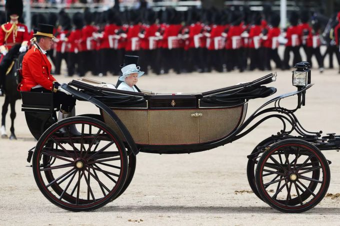 Die britische Königin Elizabeth und ihr Ehemann Prinz Philip 2017. Queen Elizabeth II.