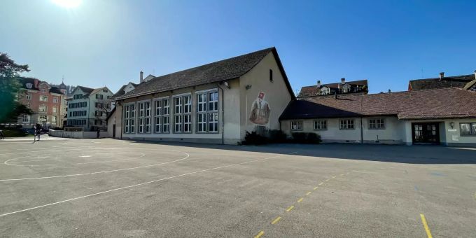 Schulgebäude in Wädenswil. Schulgebäude in Wädenswil.