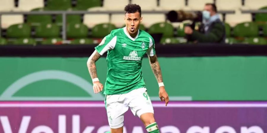 Kehrt zu Hertha BSC zurück: Davie Selke. Foto: Carmen Jaspersen/dpa