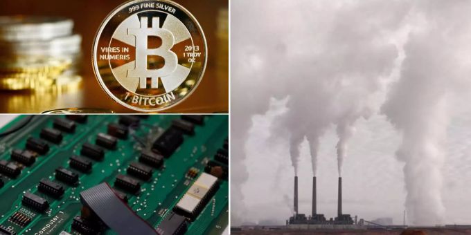 Bitcoin führt indirekt zu sehr viel Klimaverschmutzung. Bitcoin Mining