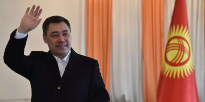 Sadyr Schaparow, Präsident von Kirgisistan. Sadyr Schaparow kirgisistan