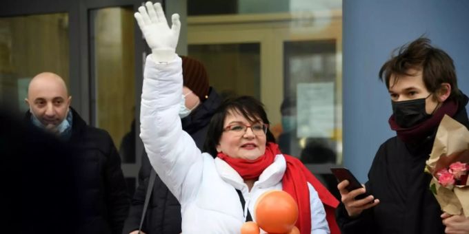 Die bekannte Oppositionelle Julia Galjamina. (Archiv) julia galjamina